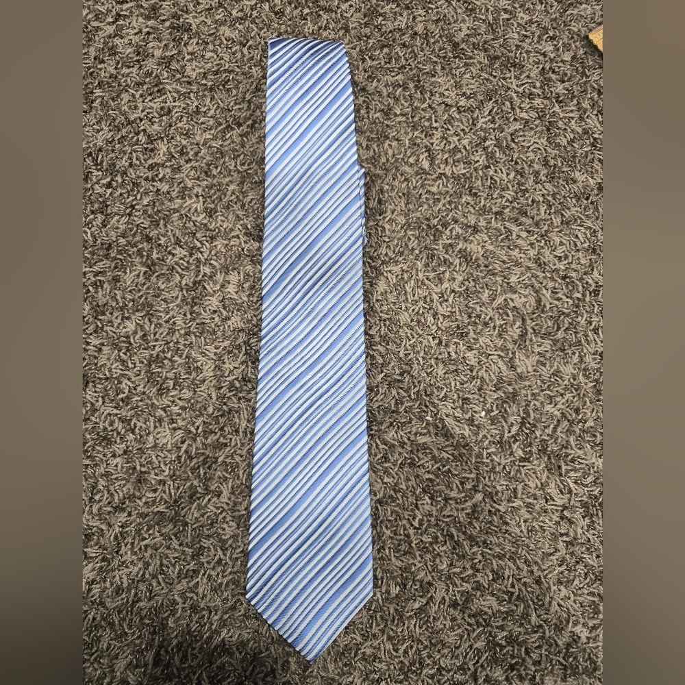 Fabio Fazio Multicolored Stripped 100% Silk Neck Tie NWT